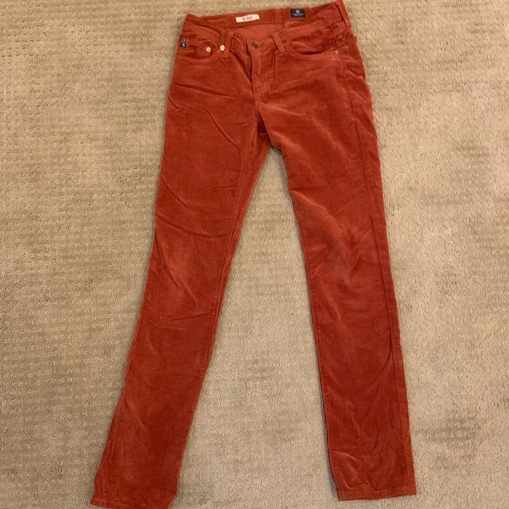 AG Stevie Slim Straight Corduroy